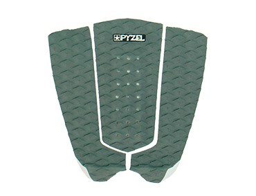 Best Surfboard Traction Pads - PYZEL TRACTION PAD 3-PIECE GREY