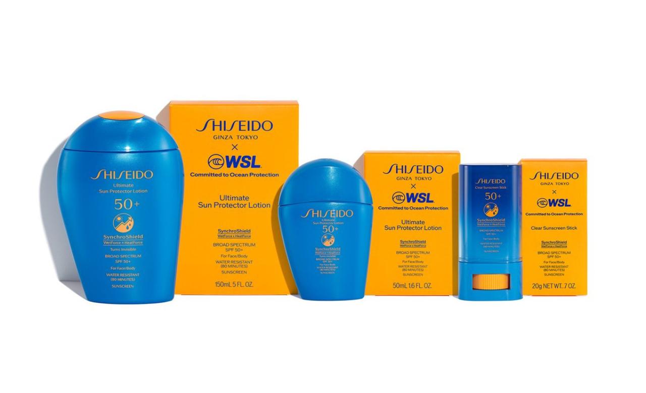 Shiseido x WSL limited edition sunscreen for a good cause